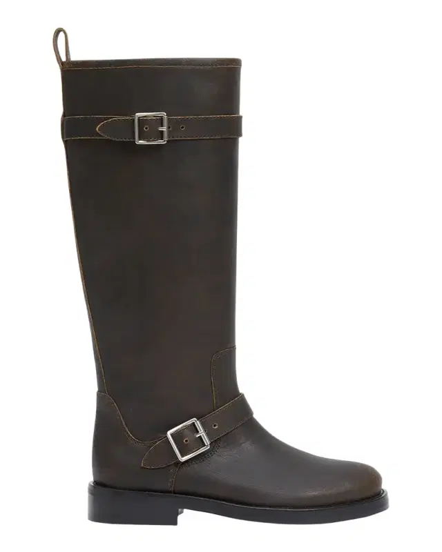 SIMKHAI Noah Leather Moto Boots