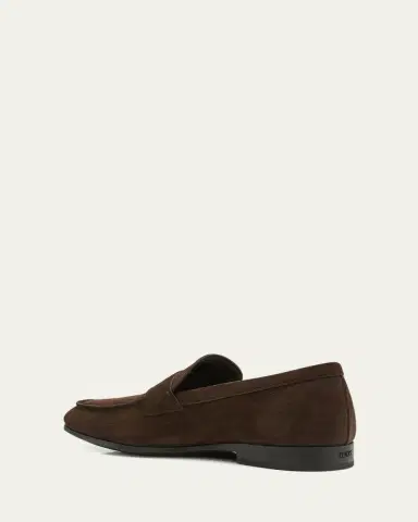 Tod's Men's Moccasino Suede Penny Loafers | Thumbnail 3 Tod's Men's Moccasino Suede Penny Loafers | Thumbnail 3