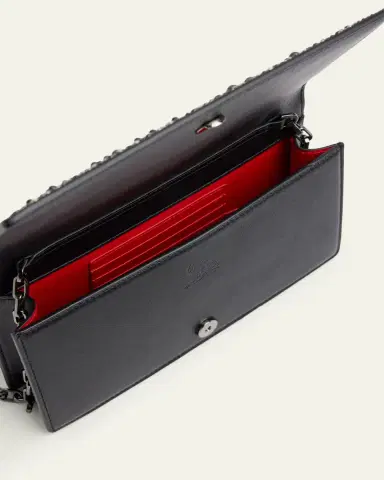Christian Louboutin Bettina Bead-Encrusted Leather Clutch Bag | Thumbnail 8
