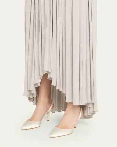 Manolo Blahnik 70mm Carolyne Satin Slingback Pumps | Thumbnail 6 Manolo Blahnik 70mm Carolyne Satin Slingback Pumps | Thumbnail 6
