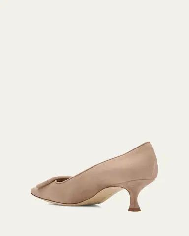 Manolo Blahnik Maysale Suede Buckle Pumps | Thumbnail 12 Manolo Blahnik Maysale Suede Buckle Pumps | Thumbnail 12