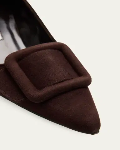 Manolo Blahnik Maysale Suede Buckle Pumps | Thumbnail 5 Manolo Blahnik Maysale Suede Buckle Pumps | Thumbnail 5