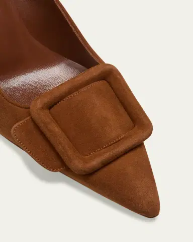 Manolo Blahnik Maysale Suede Buckle Pumps | Thumbnail 9 Manolo Blahnik Maysale Suede Buckle Pumps | Thumbnail 9
