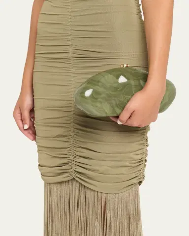 Cult Gaia The Caldera Marbled Acrylic Clutch Bag | Thumbnail 2 Cult Gaia The Caldera Marbled Acrylic Clutch Bag | Thumbnail 2