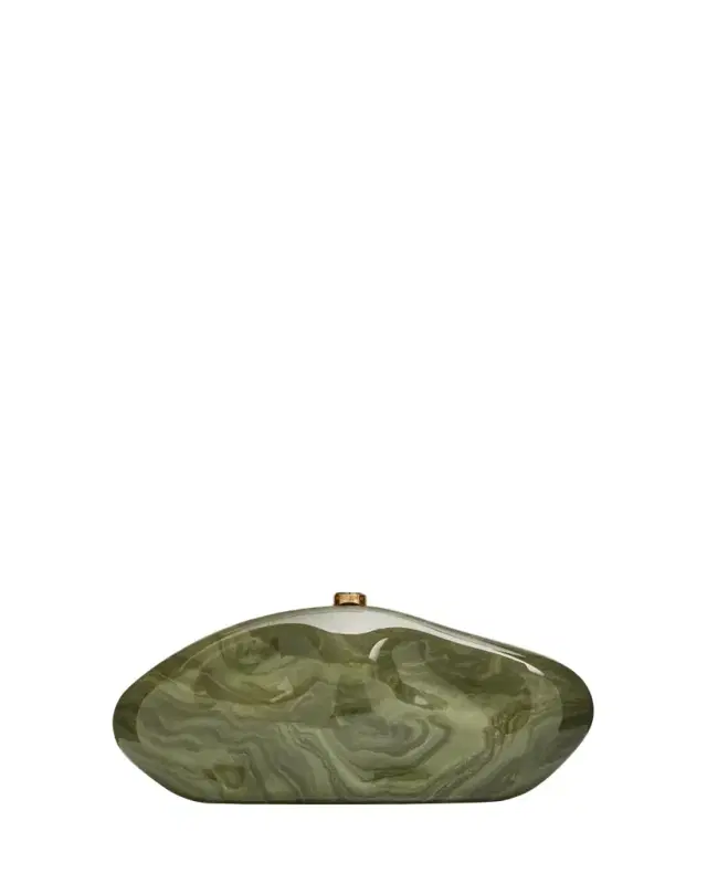 The Caldera Marbled Acrylic Clutch Bag The Caldera Marbled Acrylic Clutch Bag