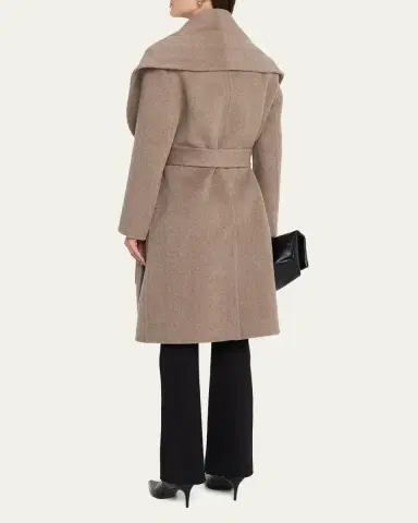 Kobi Halperin Yael Shawl-Collar Wrap Coat | Thumbnail 3 Kobi Halperin Yael Shawl-Collar Wrap Coat | Thumbnail 3