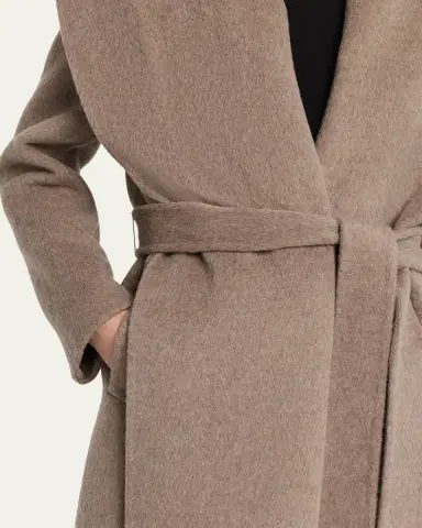 Kobi Halperin Yael Shawl-Collar Wrap Coat | Thumbnail 5 Kobi Halperin Yael Shawl-Collar Wrap Coat | Thumbnail 5