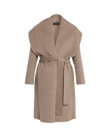 Kobi Halperin Yael Shawl-Collar Wrap Coat | Thumbnail 1 Kobi Halperin Yael Shawl-Collar Wrap Coat | Thumbnail 1