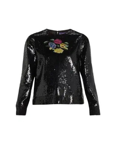 Ralph Lauren Collection Sharon Embellished Tulle Top | Thumbnail 1