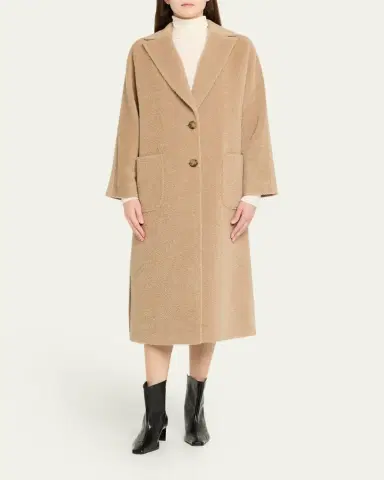Cinzia Rocca Long Notch Collar Coat | Thumbnail 2 Cinzia Rocca Long Notch Collar Coat | Thumbnail 2