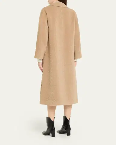 Cinzia Rocca Long Notch Collar Coat | Thumbnail 3 Cinzia Rocca Long Notch Collar Coat | Thumbnail 3