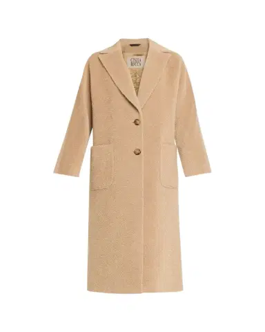 Cinzia Rocca Long Notch Collar Coat | Thumbnail 1 Cinzia Rocca Long Notch Collar Coat | Thumbnail 1