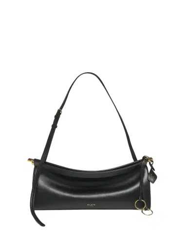 Alaïa Le Click Medium Shoulder Bag in Glossy Leather | Thumbnail 1 Alaïa Le Click Medium Shoulder Bag in Glossy Leather | Thumbnail 1