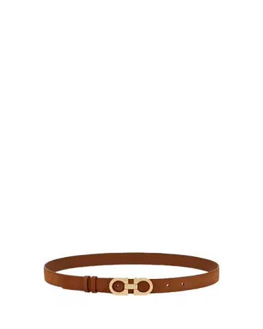 Ferragamo Donna Suede Double Gancini Belt | Thumbnail 1