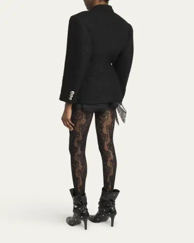 Isabel Marant Gallie Double-Breasted Boucle Waisted Coat | Thumbnail 3
