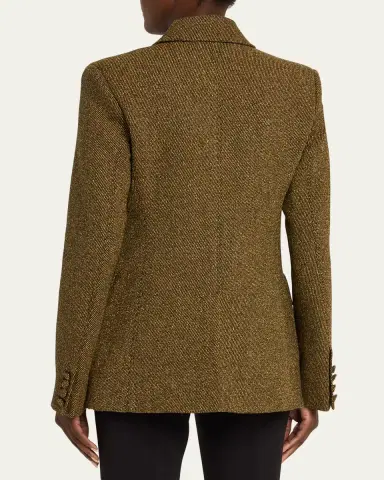 Rabanne Sequin Lapel Wool Single-Breasted Jacket | Thumbnail 3 Rabanne Sequin Lapel Wool Single-Breasted Jacket | Thumbnail 3