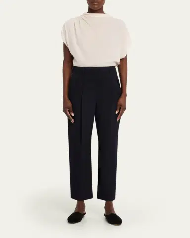 TWP Wish You Would Draped Silk Georgette Blouse | Thumbnail 2 TWP Wish You Would Draped Silk Georgette Blouse | Thumbnail 2