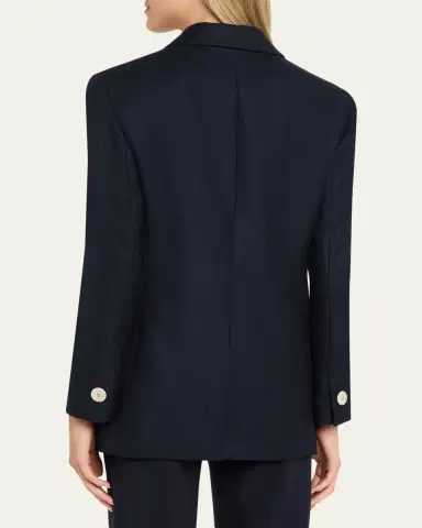 Giorgio Armani Flanella Cashmere Double-Breasted Blazer | Thumbnail 3 Giorgio Armani Flanella Cashmere Double-Breasted Blazer | Thumbnail 3