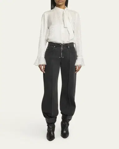 Isabel Marant Raphaella Paisley Silk Neck-Scarf Top | Thumbnail 2