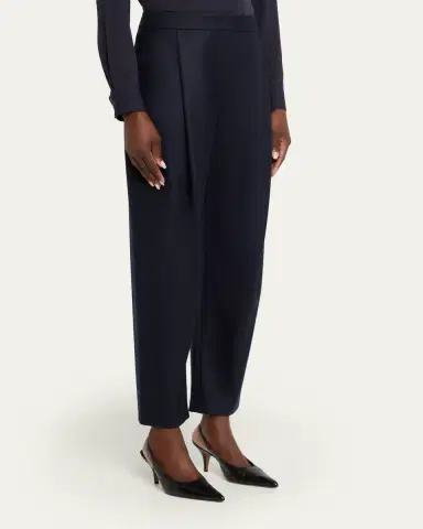 Giorgio Armani Flanella Cashmere Straight-Leg Pants | Thumbnail 4 Giorgio Armani Flanella Cashmere Straight-Leg Pants | Thumbnail 4