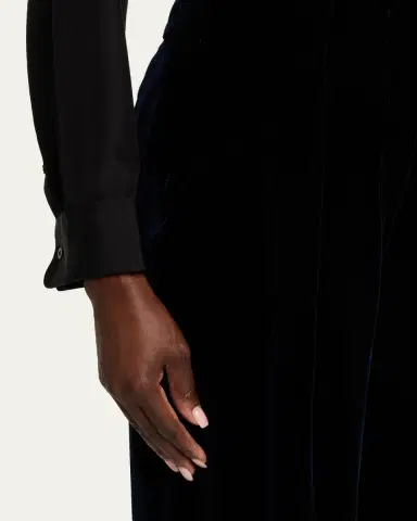 Giorgio Armani Relaxed Velvet Trousers | Thumbnail 5 Giorgio Armani Relaxed Velvet Trousers | Thumbnail 5