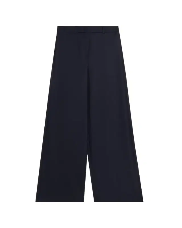 Flanella Cashmere Wide-Leg Pants