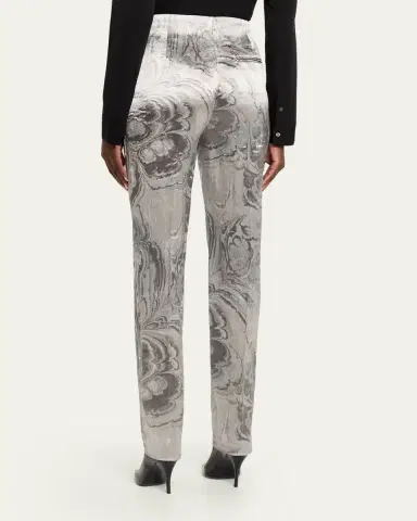 Giorgio Armani Virgin Wool Marbled Trousers | Thumbnail 3 Giorgio Armani Virgin Wool Marbled Trousers | Thumbnail 3