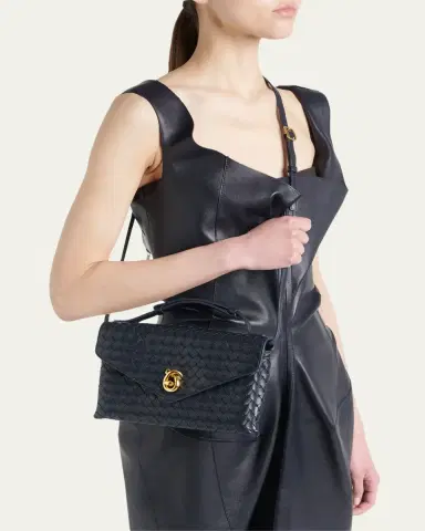 Bottega Veneta Knot Lock Leather Top-Handle Bag | Thumbnail 2 Bottega Veneta Knot Lock Leather Top-Handle Bag | Thumbnail 2