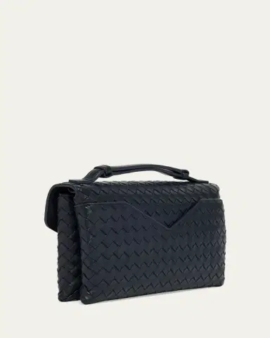 Bottega Veneta Knot Lock Leather Top-Handle Bag | Thumbnail 3 Bottega Veneta Knot Lock Leather Top-Handle Bag | Thumbnail 3