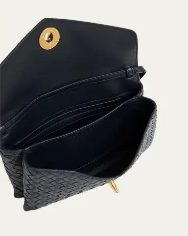 Bottega Veneta Knot Lock Leather Top-Handle Bag | Thumbnail 4 Bottega Veneta Knot Lock Leather Top-Handle Bag | Thumbnail 4