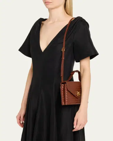 Bottega Veneta Knot Lock Leather Top-Handle Bag | Thumbnail 6 Bottega Veneta Knot Lock Leather Top-Handle Bag | Thumbnail 6