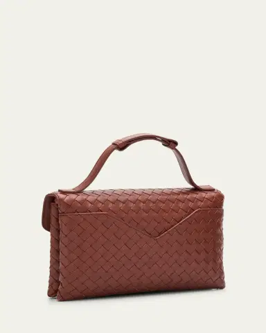 Bottega Veneta Knot Lock Leather Top-Handle Bag | Thumbnail 7 Bottega Veneta Knot Lock Leather Top-Handle Bag | Thumbnail 7
