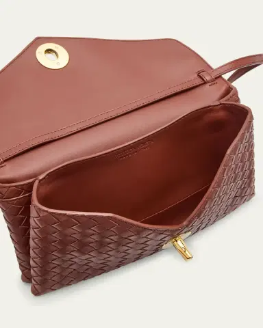 Bottega Veneta Knot Lock Leather Top-Handle Bag | Thumbnail 8 Bottega Veneta Knot Lock Leather Top-Handle Bag | Thumbnail 8