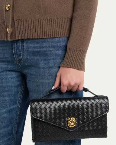 Bottega Veneta Knot Lock Leather Top-Handle Bag | Thumbnail 10 Bottega Veneta Knot Lock Leather Top-Handle Bag | Thumbnail 10