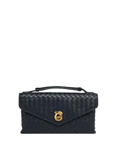 Bottega Veneta Knot Lock Leather Top-Handle Bag | Thumbnail 1 Bottega Veneta Knot Lock Leather Top-Handle Bag | Thumbnail 1