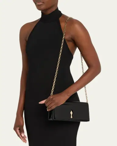 Christian Louboutin Bettina Patent Leather Clutch Bag | Thumbnail 2