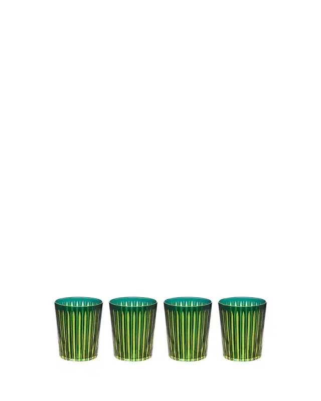 L'Objet Prism 17 oz. Highball Glasses, Set of 4