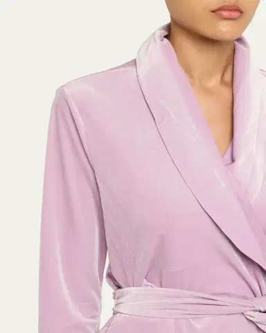 Natori Natalie Long Velvet Robe | Thumbnail 4 Natori Natalie Long Velvet Robe | Thumbnail 4