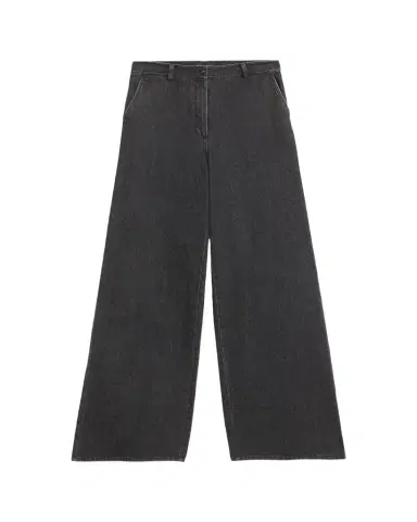 Kobi Halperin Effie Wide-Leg Cotton Denim Pants | Thumbnail 1 Kobi Halperin Effie Wide-Leg Cotton Denim Pants | Thumbnail 1