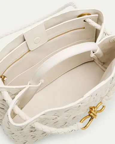 Bottega Veneta Small Andiamo Intrecciato Leather Top-Handle Bag | Thumbnail 4 Bottega Veneta Small Andiamo Intrecciato Leather Top-Handle Bag | Thumbnail 4