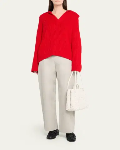 Bottega Veneta Small Andiamo Intrecciato Leather Top-Handle Bag | Thumbnail 5 Bottega Veneta Small Andiamo Intrecciato Leather Top-Handle Bag | Thumbnail 5
