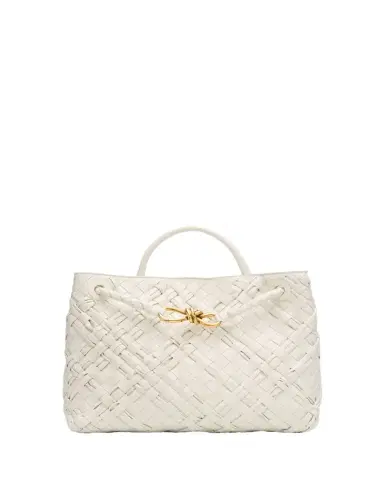 Bottega Veneta Small Andiamo Intrecciato Leather Top-Handle Bag | Thumbnail 1 Bottega Veneta Small Andiamo Intrecciato Leather Top-Handle Bag | Thumbnail 1