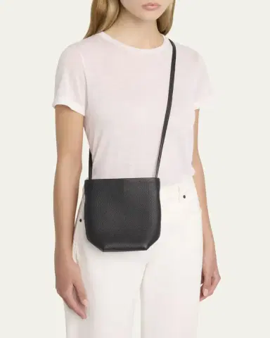 The Row Park North-South Crossbody Tote Bag in Leather | Thumbnail 2 The Row Park North-South Crossbody Tote Bag in Leather | Thumbnail 2