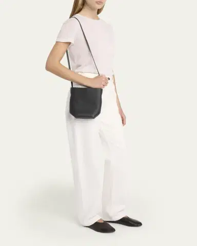 The Row Park North-South Crossbody Tote Bag in Leather | Thumbnail 3 The Row Park North-South Crossbody Tote Bag in Leather | Thumbnail 3