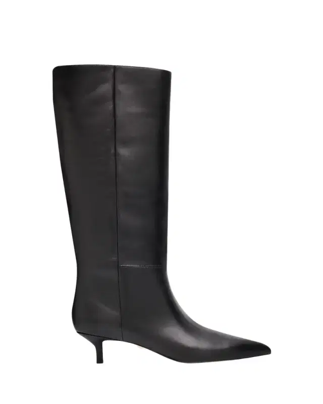 45mm Lisa Leather Knee-High Boots