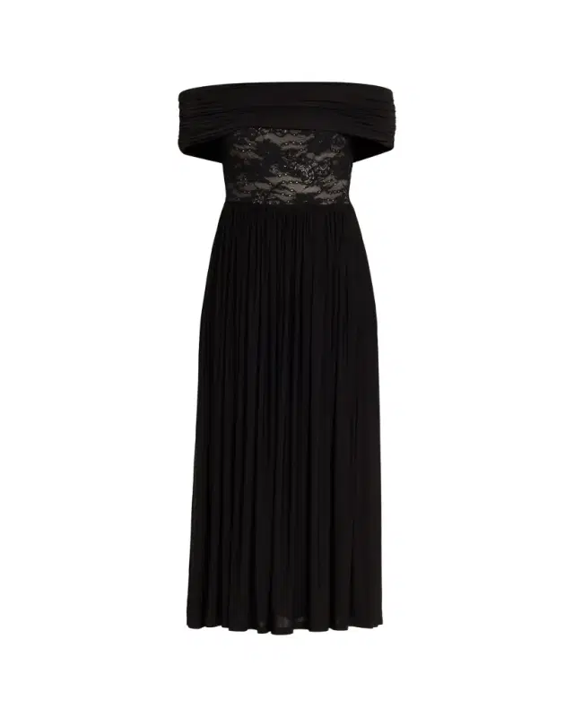 Rebellion Lace Off-Shoulder Dress