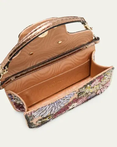 Valentino Garavani Small Crystal VLogo Sequin Burst Shoulder Bag | Thumbnail 4 Valentino Garavani Small Crystal VLogo Sequin Burst Shoulder Bag | Thumbnail 4