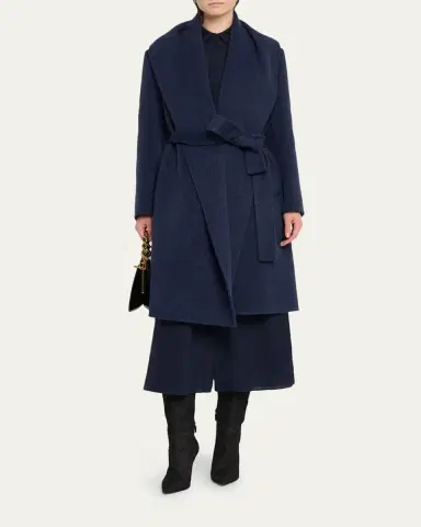 Kobi Halperin Yael Shawl-Collar Wrap Coat | Thumbnail 4 Kobi Halperin Yael Shawl-Collar Wrap Coat | Thumbnail 4