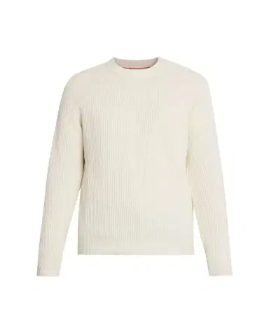Brunello Cucinelli Men's Cotton Rib Crewneck Sweater | Thumbnail 1