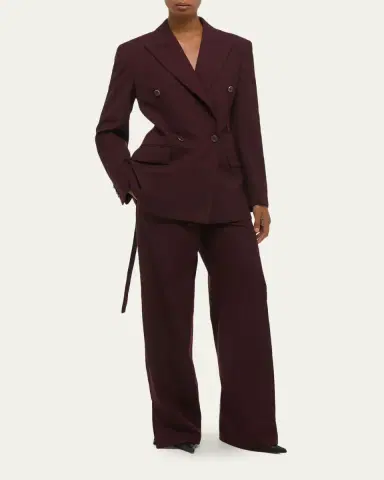 Helmut Lang Belted Double-Breasted Blazer | Thumbnail 2 Helmut Lang Belted Double-Breasted Blazer | Thumbnail 2